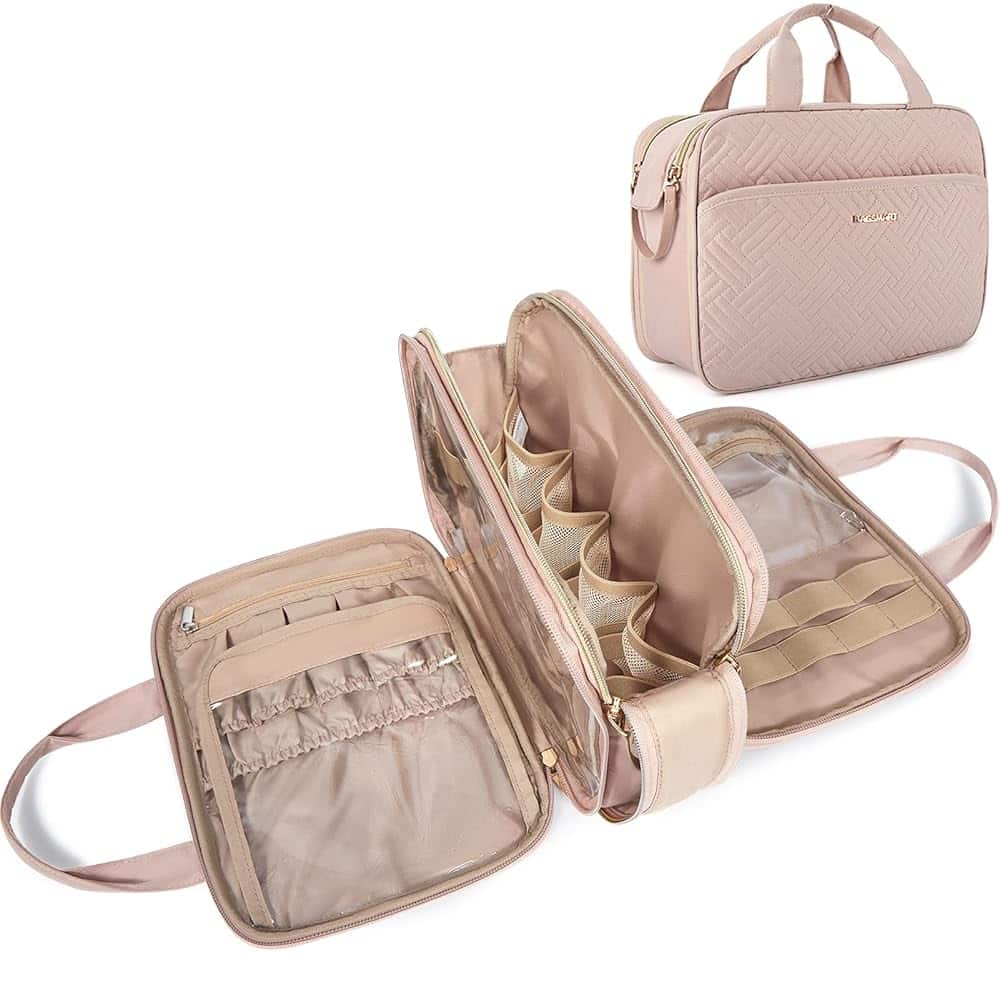 10 Best Makeup Travel Bags Women Swear By for Stylish, Organized Packing 9 BAGSMART Travel Makeup Organizer3