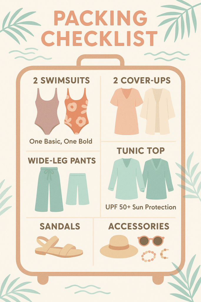 Beach Outfit Ideas: Stylish Summer Looks for Women 3 Beach Outfit Capsule Wardrobe