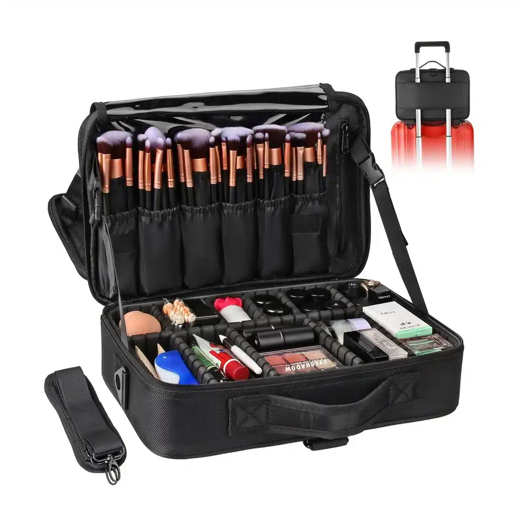 10 Best Makeup Travel Bags Women Swear By for Stylish, Organized Packing 25 Relavel Professional Makeup Case