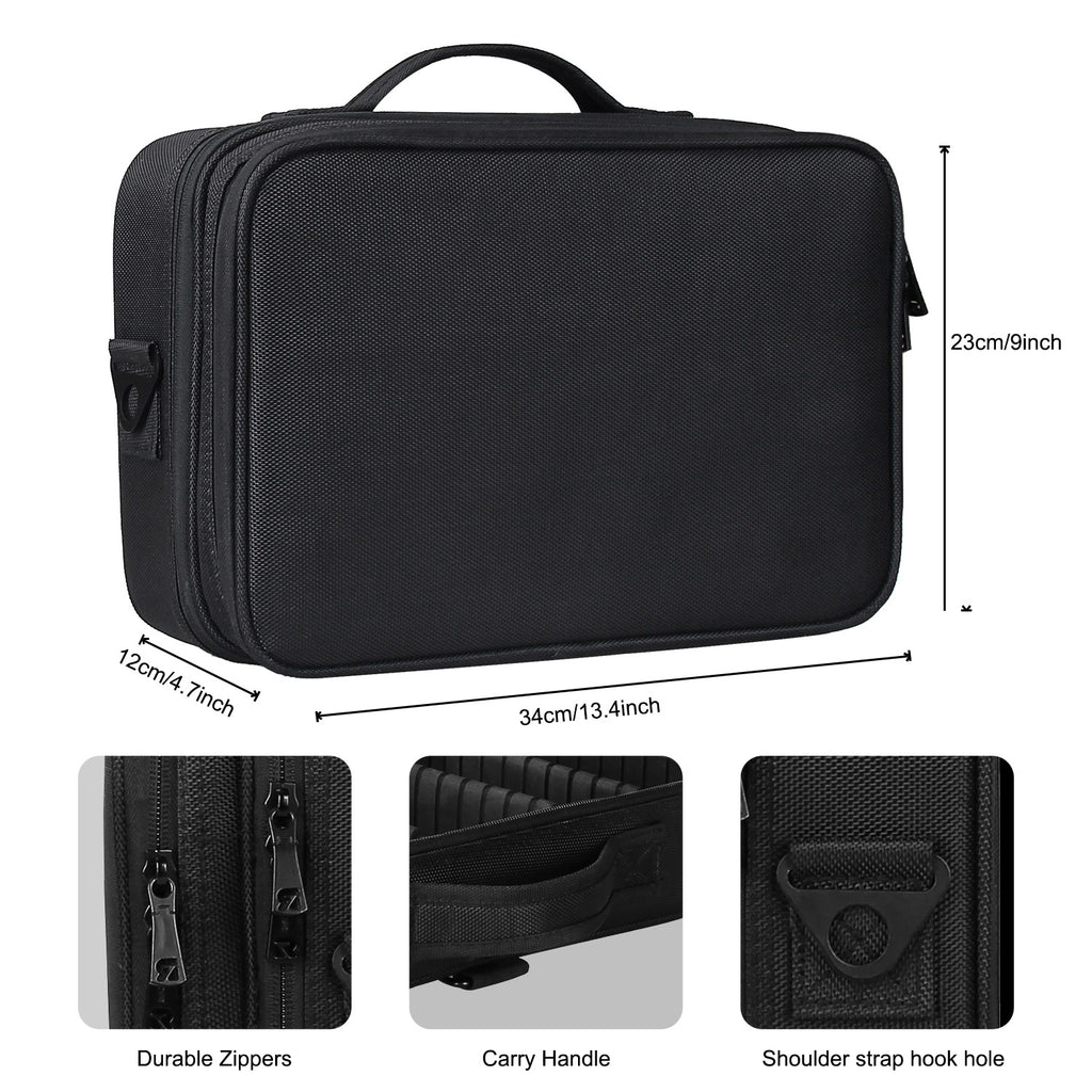 10 Best Makeup Travel Bags Women Swear By for Stylish, Organized Packing 27 Relavel Professional Makeup Case3
