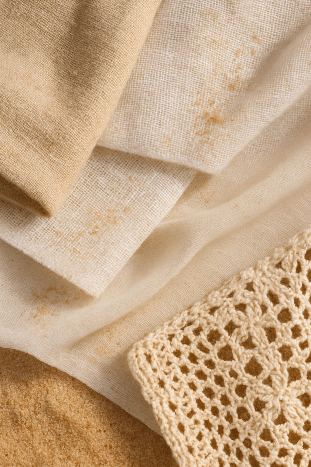 Close up of fabric textures like cotton and chiffon perfect as the best cover ups for beach