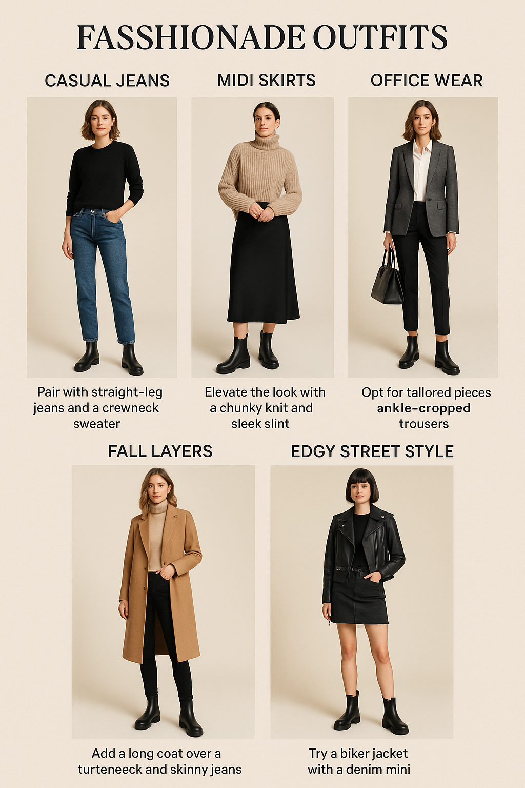 Top 7 Best Chelsea Boots Women Crave for Style & Comfort 4 Stylish outfit ideas for the best Chelsea boots women with tips for versatile looks