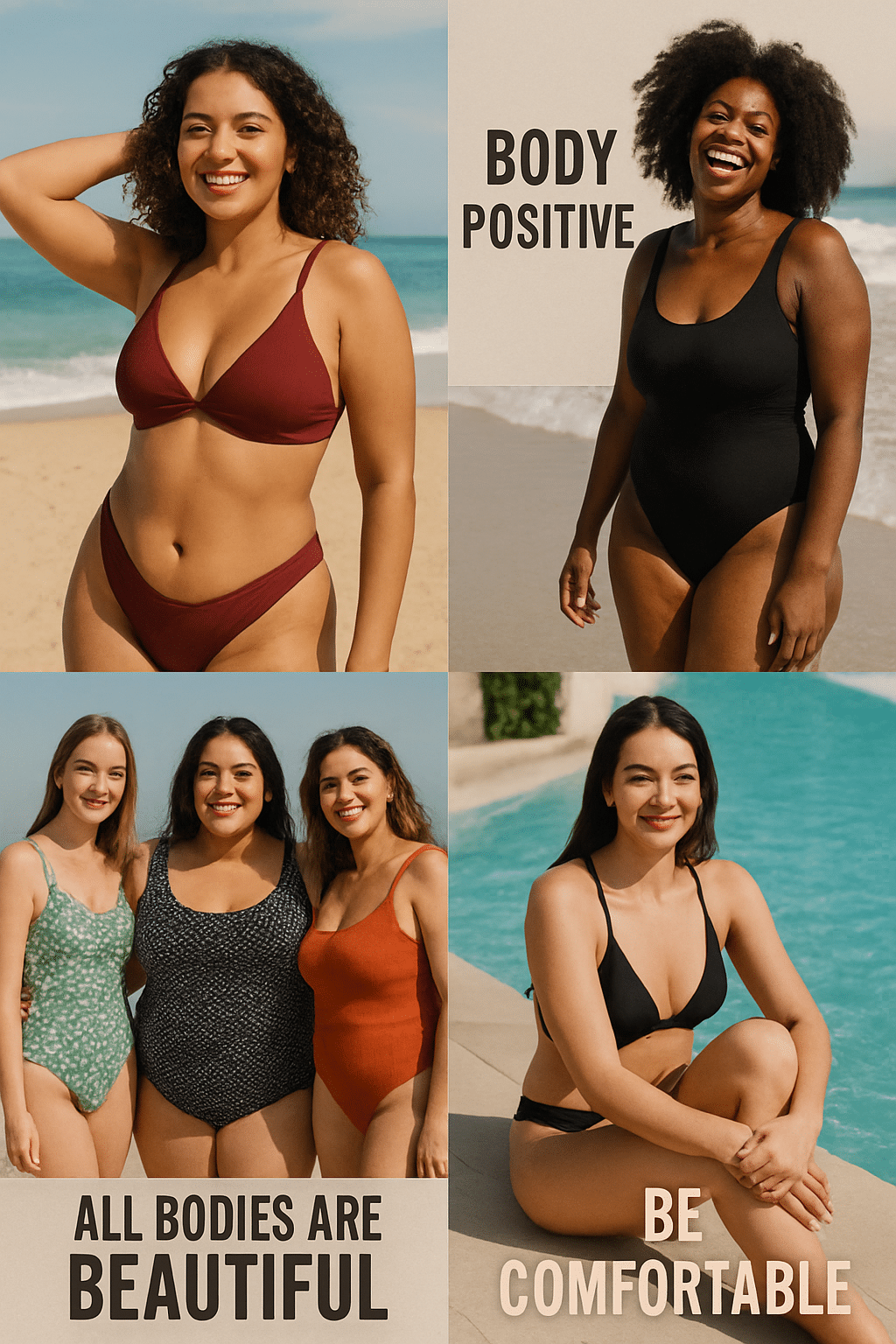 Best bathing suits for women diverse body types confident comfortable beach pool styles