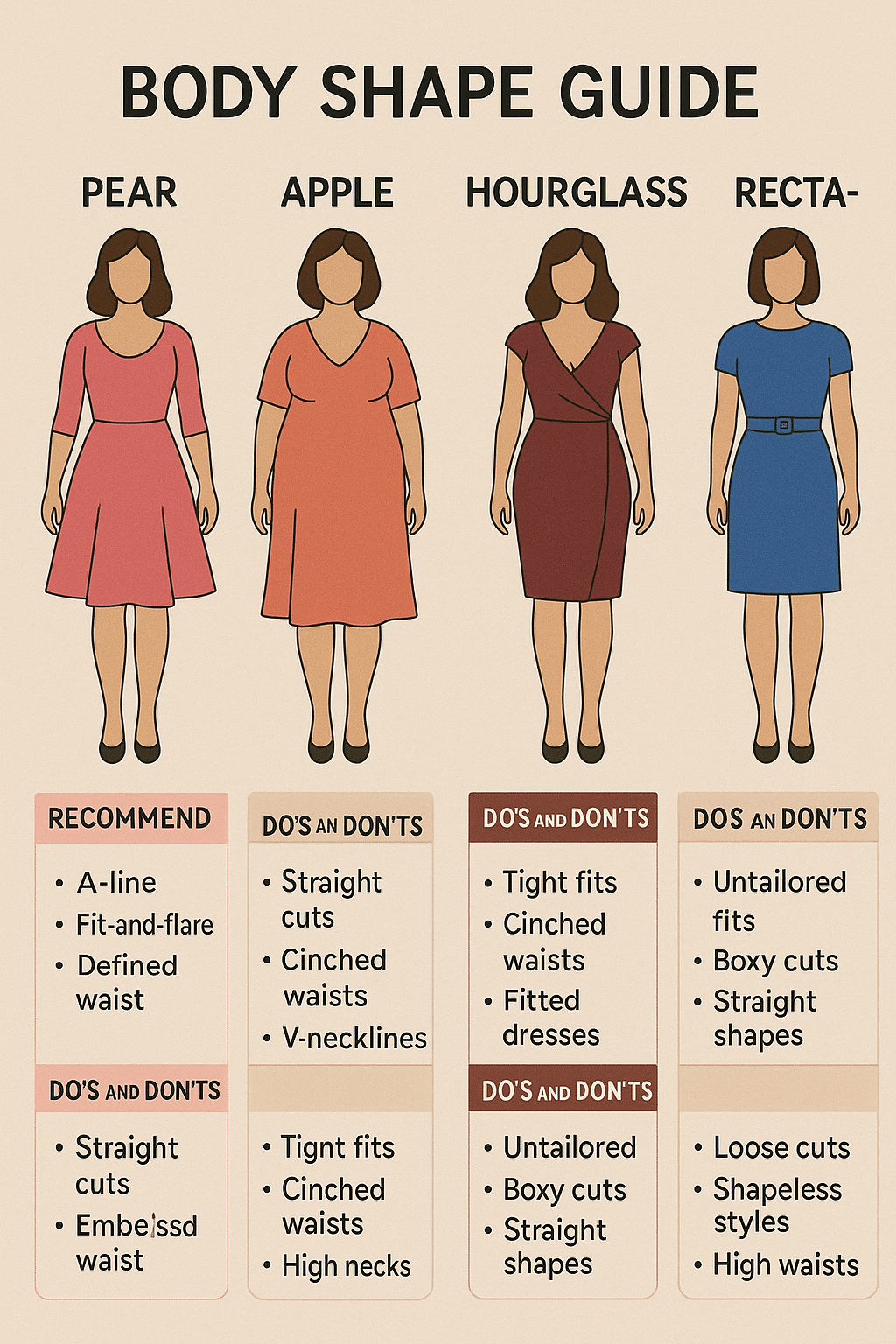 best dresses for women body shape guide with dress style recommendations