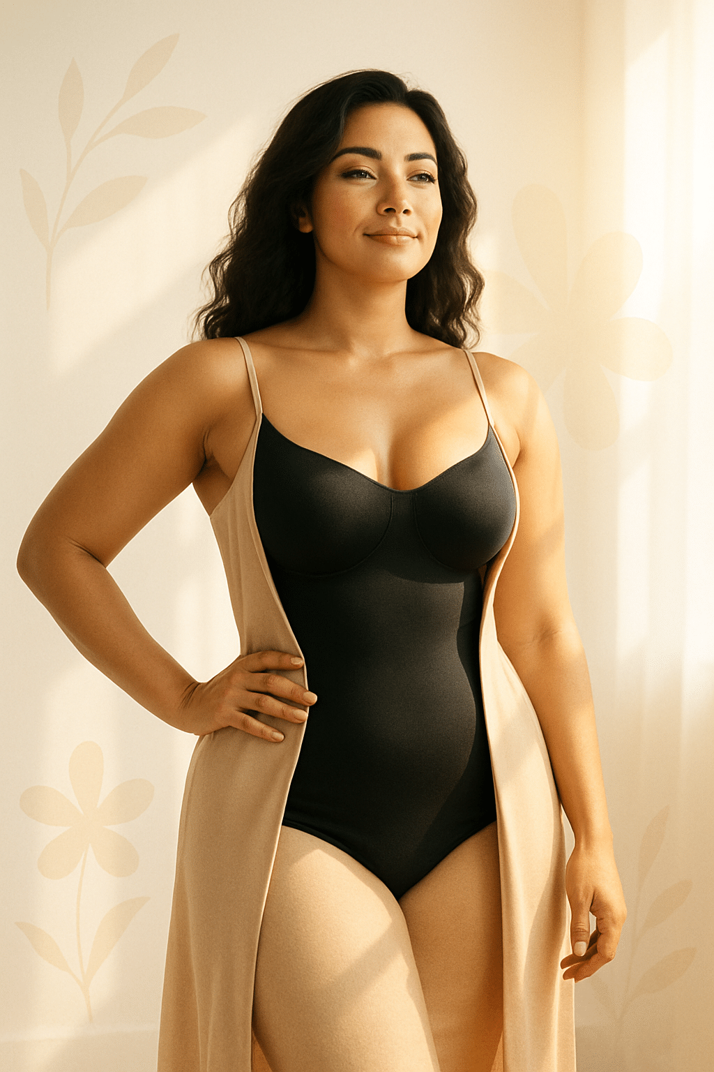 confident woman wearing best shapewear for women glowing empowerment and comfort