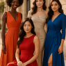 diverse empowered women wearing best dresses for women in stylish urban setting