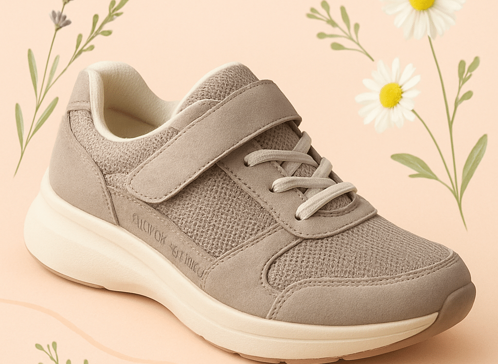 stylish supportive shoe representing best shoes for plantar fasciitis for women with comfort and wellness vibe