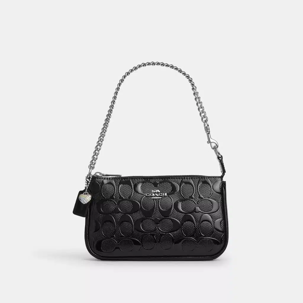 nolita 19 in signature leather with heart charm